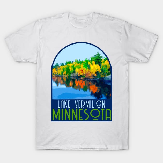 Lake Vermilion Minnesota Decal T-Shirt by zsonn